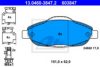 PEUGE 1613259380 Brake Pad Set, disc brake